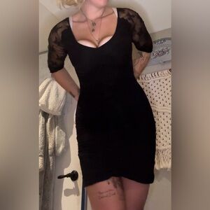 Black Lace Dress